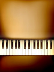 Fototapeta na wymiar vector piano keyboard illustration