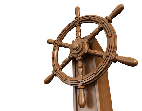 Fototapeta ship wheel