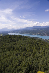 Obraz premium Ausblick am Wörthersee