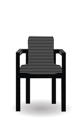 Vector illustration a wooden chair