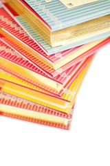 Stack of collectible books