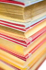 Stack of collectible books