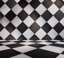 Obraz premium tiled room