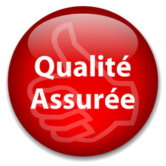 Bouton Web QUALITE ASSUREE (garantie totale contrôle industrie)