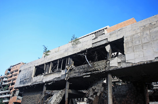 belgrado bombardata durante la guerra
