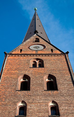 Fototapeta na wymiar Petrikirche Hamburg