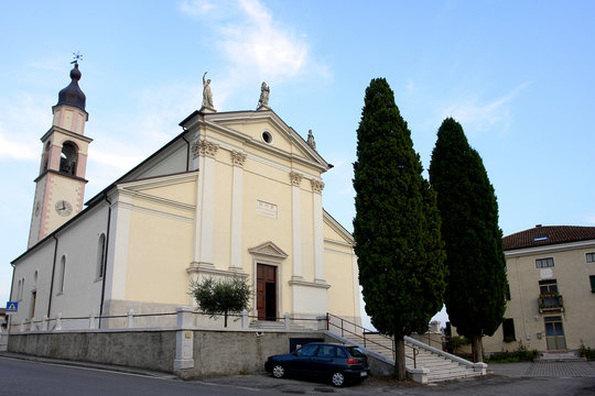 salcedo chiesa campanile provincia di vicenza
