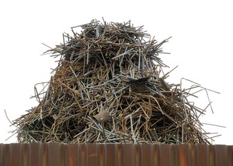pile of scrap for recycling