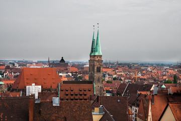 Naklejka na ściany i meble Cityscape of Nurnberg
