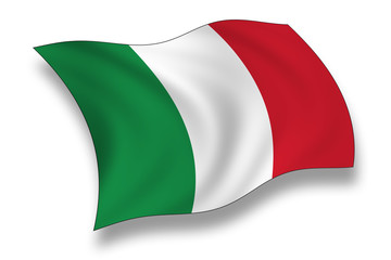 Obraz premium Flag of Italia