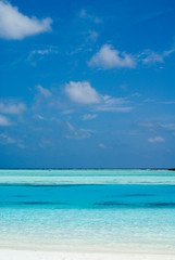 Fototapeta na wymiar Maldives Sea and Sky