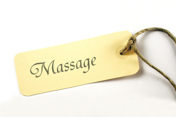 Massage Plakette