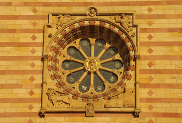 Speyer Cathedral main facade, Germany