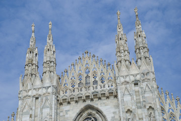 Fototapeta na wymiar Duomo di Milano particolare