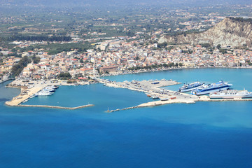Overview on Zakynthos island
