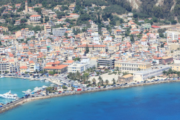 Overview on Zakynthos island