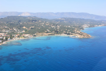 Overview on Zakynthos island