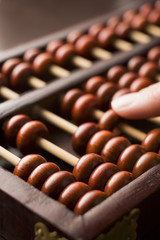 Close-Up Of Abacus