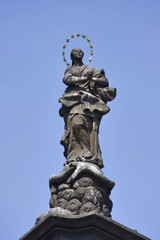 Fototapeta na wymiar statue in prag