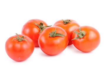Tomato on white