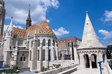 Ungarn, Budapest, Matthiaskirche. Stadtansicht