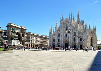 Milano, piazza Duomo