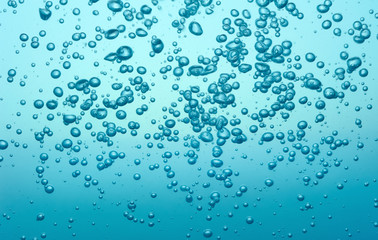 Naklejka na ściany i meble Bubbles in water