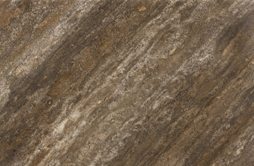 Surface of the travertine. Brown colour.