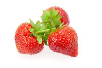 strawberry isolated on white