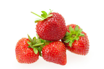 strawberry isolated on white