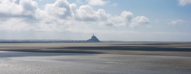paysage et panorama de la baie du mont saint michel