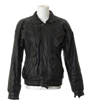 Old leather jacket | Isolated