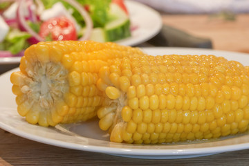 sweetcorn close up
