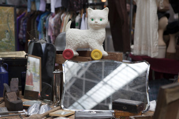 doll and toy on street market in London