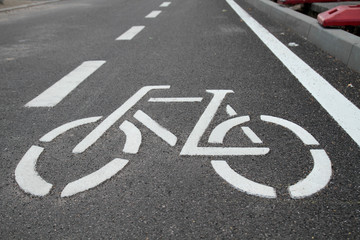 Obraz premium Radweg
