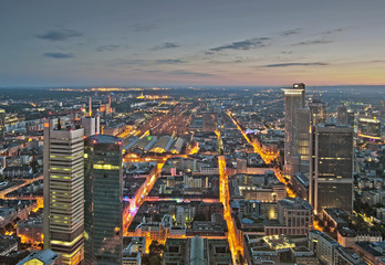 Frankfurt/Main Blick vom Maintower
