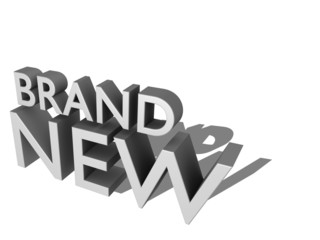 Brand New 3d mit Schatten