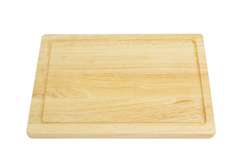Cutting board isolated on a white background