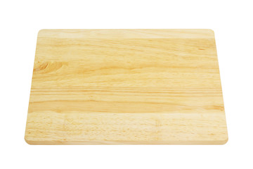 Cutting board isolated on a white background