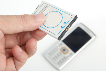 cellphone with battery