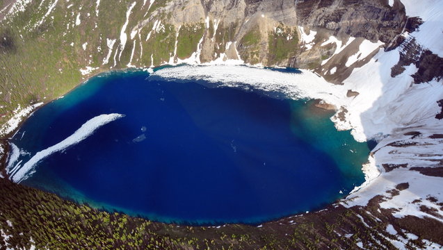 Kennedy Lake. Glacier National Park