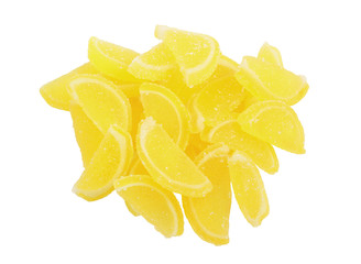 Jelly candy on white background