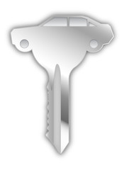 Silver Car Key
