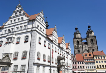 Fototapeta premium Rathaus Wittenberg