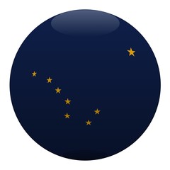 boule alaska ball drapeau flag