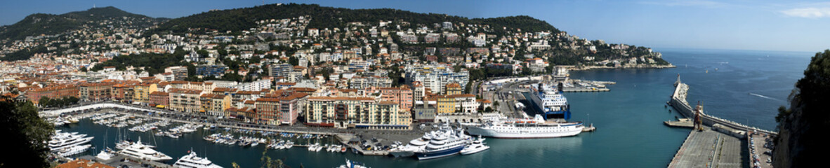Panoramique côte d'azur