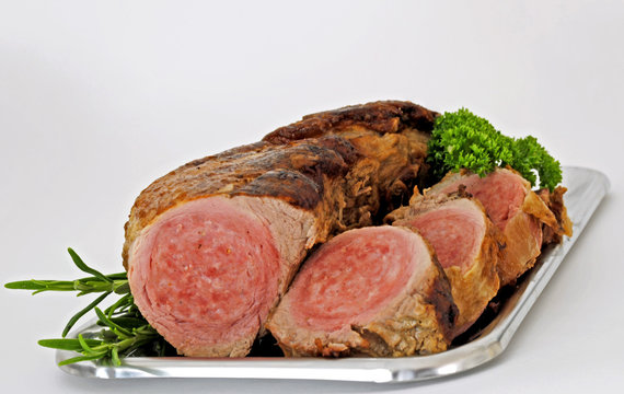 gef&uuml;llte Schweinelende