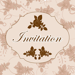 Vintage invitation