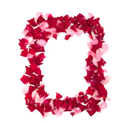 Framework from rose-petals