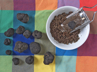 grating truffles